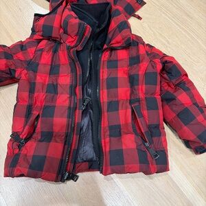 SAM Red and Black Checkered Kids Jacket
